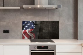 Szklany Panel Amerykański Sztandar Państwowy