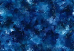 Fototapeta - Ciemnoniebieska abstrakcja (196x136 cm)