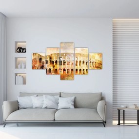 Obraz - Malarstwo cyfrowe, Koloseum, Rzym, Włochy (125x70 cm)