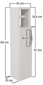 Szafka łazienkowa Star White