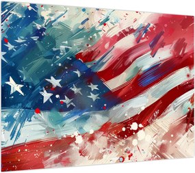 Obraz - Flaga USA (70x50 cm)