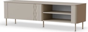 Stolik RTV 160 cm z geometrycznym wzorem Tirante RTV-1 Halmar, kaszmir