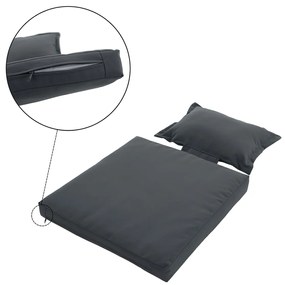 Sofa ogrodowa rattanowa MALORY, szary/naturalny