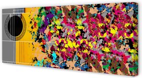 Zdjęcie na płótnie Artystyczna Gitara W Barwach