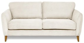 Biała sztruksowa sofa 170 cm Paris – Scandic