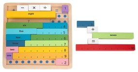 Tooky toy drewniana tablica matematyczna nauka liczenia liczydło