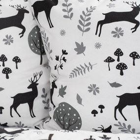 4Home Pościel flanelowa Autumn Forest, 140 x 220 cm, 70 x 90 cm