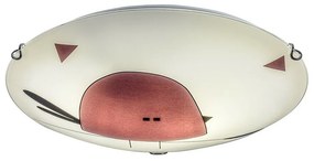 Rabalux 71278 Szklana lampa sufitowa dla dzieci Fowly, biała