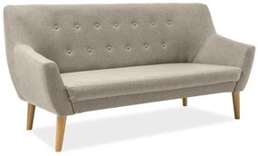 Beżowa 3-osobowa sofa AMBER