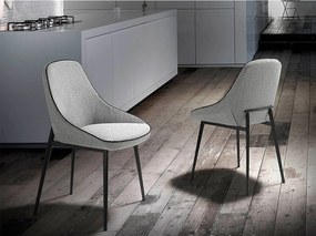 Krzesło z szarej tkaniny 4082 ANGEL CERDA