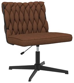Fotel do biurka glamour brązowy P0-T57