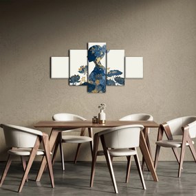 Obraz - Marmurowy profil kobiety (125x70 cm)