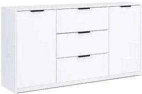 Biała nowoczesna komoda do przechowywania połysk M4-F34