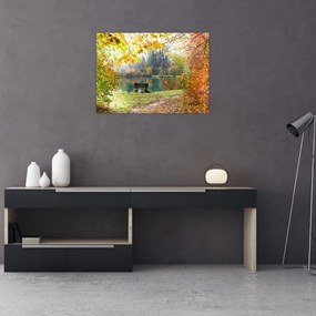 Obraz stawu (70x50 cm)