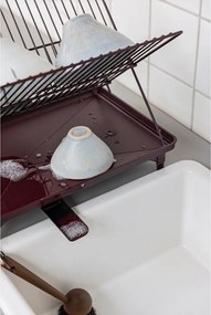 Bordowy ociekacz dwupiętowy 42x29 cm Dry-It – Mette Ditmer Denmark