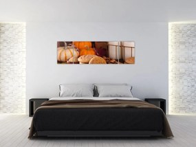 Obraz - Jesienne ciasteczka (170x50 cm)