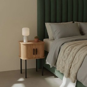 Szafka nocna ryflowana SCAVA, 40 x 40 x 53 cm