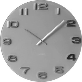 Zegar ścienny Vintage Round - Szary - Ø35cm