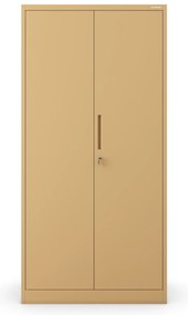 Szafa gospodarcza zamykana DAWID, 900 x 1850 x 450 mm, Fresh Style: beżowa