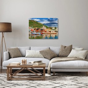 Obraz na szkle - Húsavík (70x50 cm)