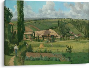 Obraz - Camille Pissarro, Landscape at Les Pâtis, Pontoise, reprodukcje (70x50 cm)