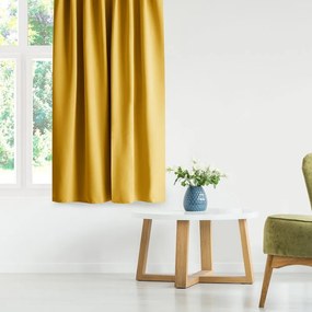 Żółta zasłona zaciemniająca 140x270 cm Eyelets – Restilo