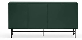 Czarno-zielona komoda Teulat Punto, szer. 150 cm