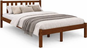 Klasyczne drewniane łóżko miodowy brąz 120x200 cm P1-C25