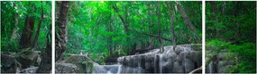 Obraz - Wodospad Erawan, Kanchanaburi, Tajlandia (170x50 cm)