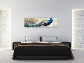 Obraz - Paw, malarstwo (170x50 cm)