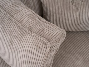 PROMOCJA Beżowa narożna sofa SMART COSARO, dwustronna + 2 poduszki GRATIS II. gatunek