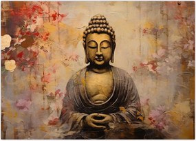 Obraz - Budda, malarstwo (70x50 cm)