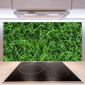 Panel Szklany do Kuchni Soczysta Zielona Trawa