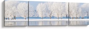 Obraz zimowego krajobrazu (170x50 cm)