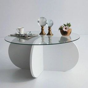 Stolik konferencyjny Bubble White
