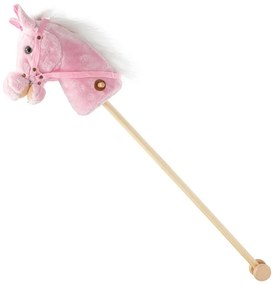 Konik Baby Mix z dźwiękiem i kółkami Rosie różowy,95 x 23 x 23 cm