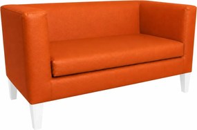 Sofa Monaco : Kolor nogi - Biała, Kolor tkaniny - EKO-SKÓRA - 20D, Typ tkaniny - Eko-skóra , Wysokość nogi - 20 cm