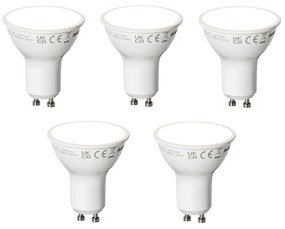 Zestaw 5 Inteligentna ściemnialna lampa LED GU10 biała 7W 700 lm 3000K
