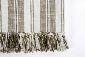 Zielony bawełniany koc 150x200 cm Indira – Tiseco Home Studio