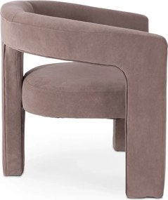 Beżowy welurowy fotel nowoczesny do salonu Z1-T96