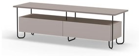 Szarobeżowa szafka pod TV 150x45 cm Dilly – Marckeric