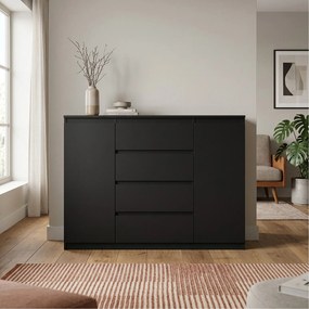 Komoda NUDO 120 cm do Salonu Sypialni Czarny