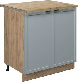 Szafki kuchenne jasnoniebiesko-szary 80x60x82 fame-line