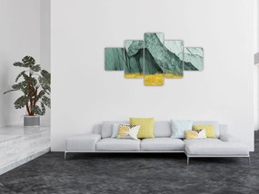 Obraz - Emerald Mountains N⁰2 (125x70 cm)