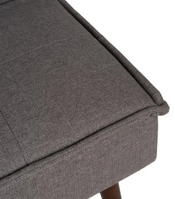 Szara rozkładana sofa z tkaniny szenilowej 181 cm – Ixia