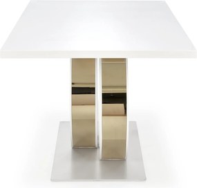 Lakierowany biały stół rozkładany Galardo