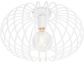 Designerska lampa sufitowa biała 39 cm - Johanna