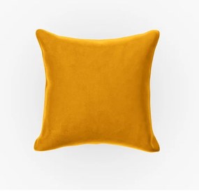 Żółta aksamitna poduszka do sofy modułowej Rome Velvet – Cosmopolitan Design