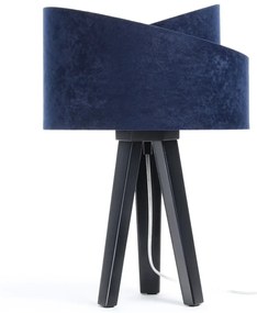 Lampa stołowa GEMSTONE granatowa/złota/czarna BPS KONCEPT