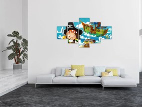 Obraz - Skarb piratów (125x70 cm)